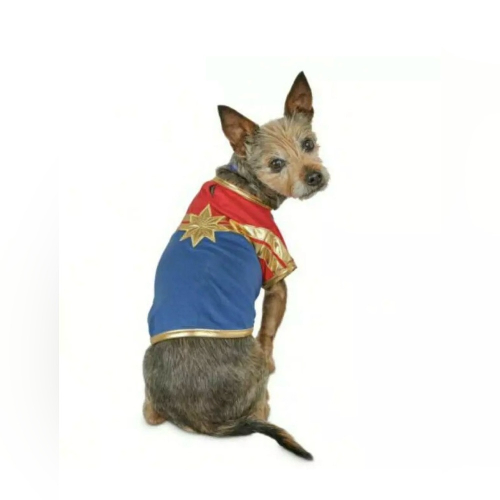 Captain Marvel dog sweater